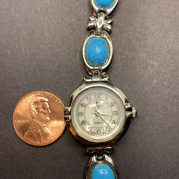 Doce watch with MOfP dial and turquoise band - Picture 5 of 5